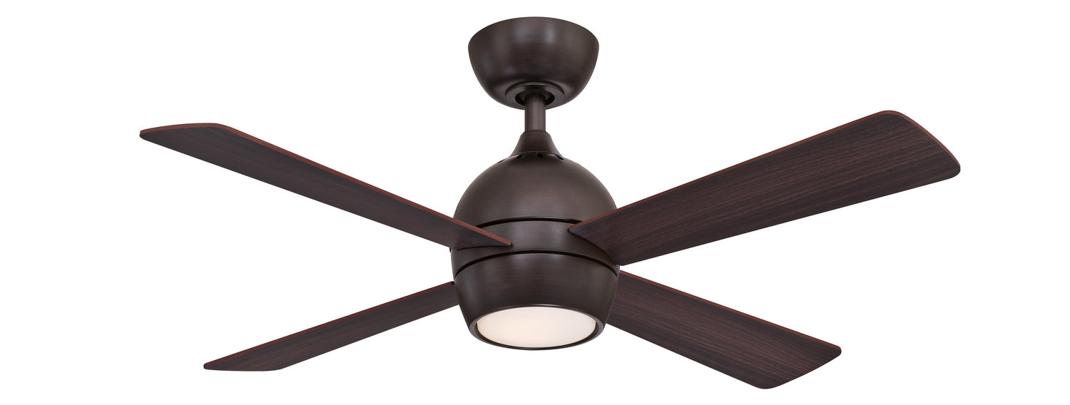 44``Ceiling Fan from the Kwad 44 collection in Dark Bronze finish