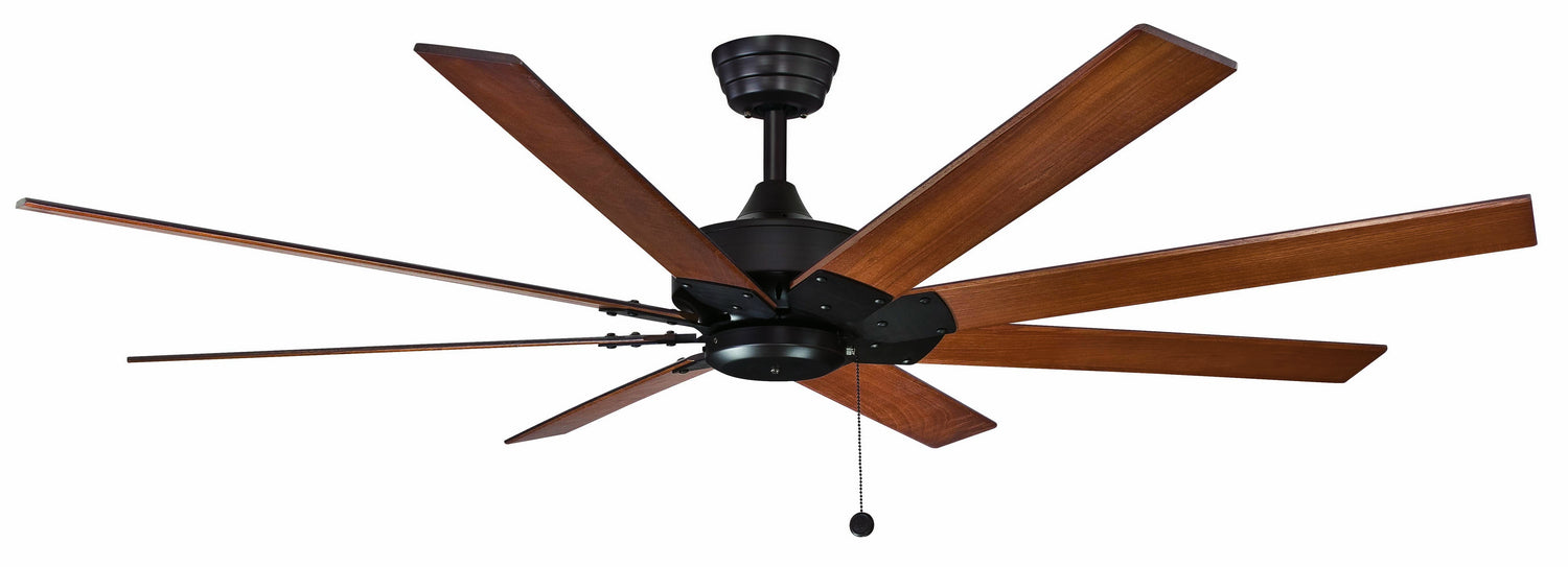 63``Ceiling Fan from the Levon AC collection in Dark Bronze finish