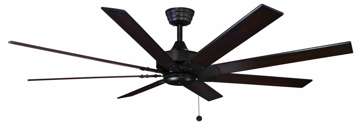 63``Ceiling Fan from the Levon AC collection in Dark Bronze finish
