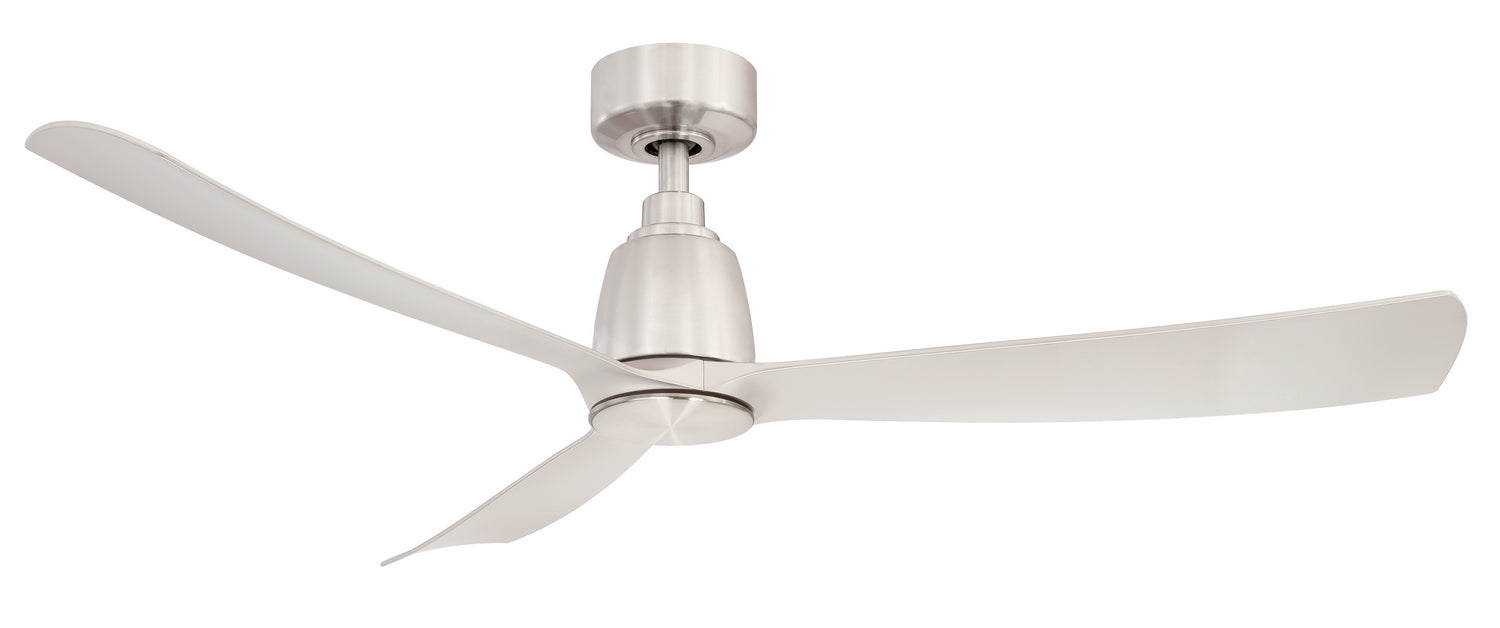 52``Ceiling Fan from the Kute 52 collection in Brushed Nickel finish