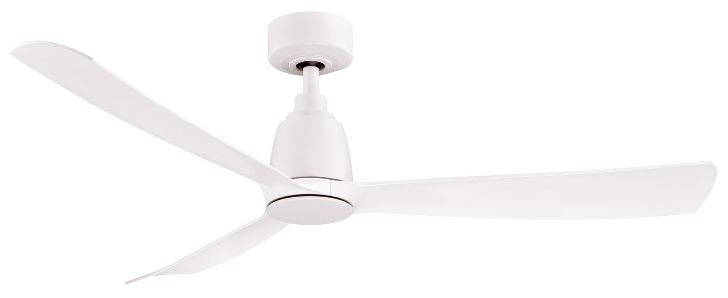 52``Ceiling Fan from the Kute 52 collection in Matte White finish
