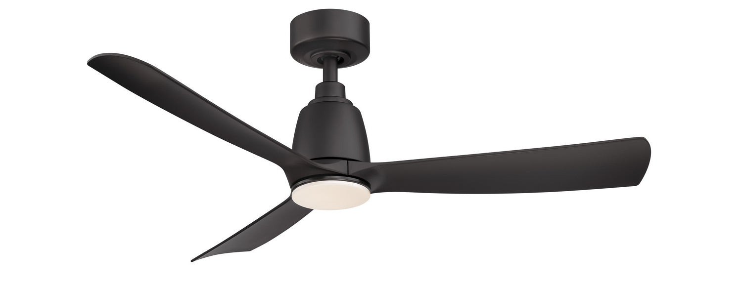 44``Ceiling Fan from the Kute 44 collection in Black finish