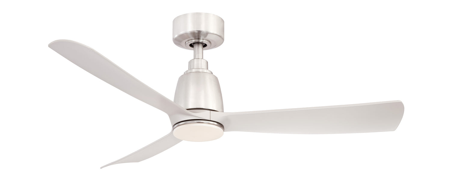 44``Ceiling Fan from the Kute 44 collection in Brushed Nickel finish