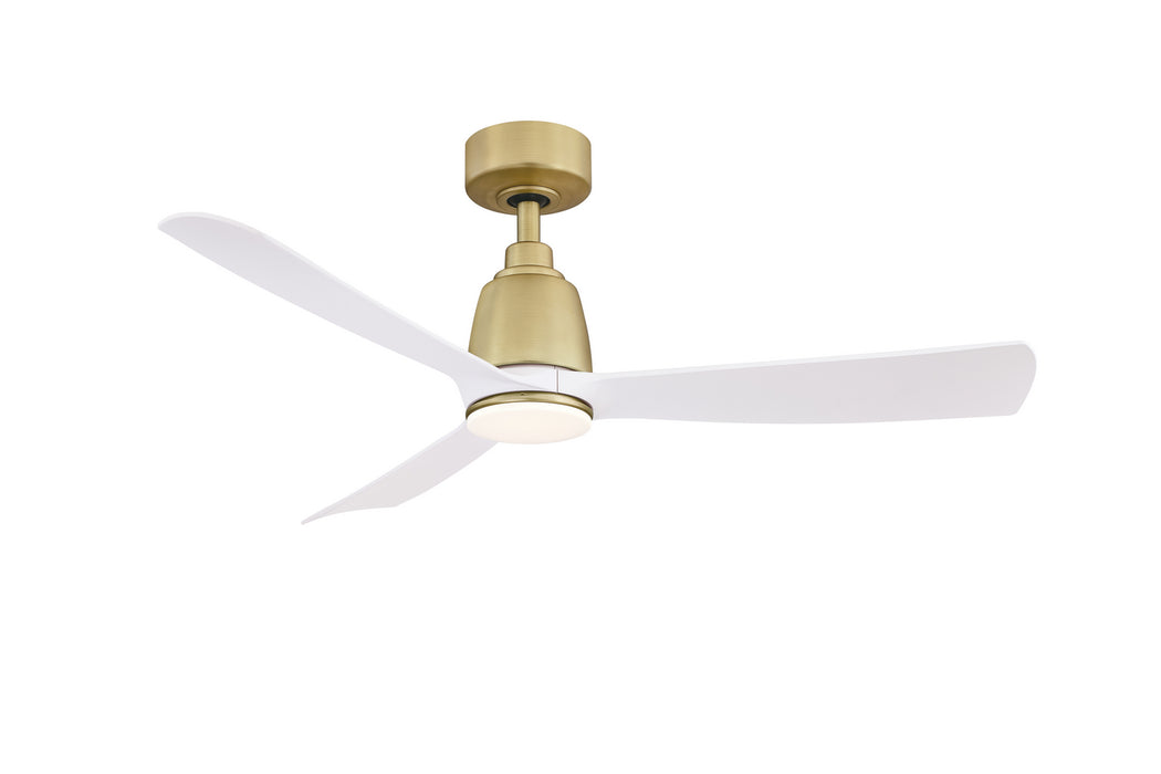 44``Ceiling Fan from the Kute 44 collection in Brushed satin Brass finish