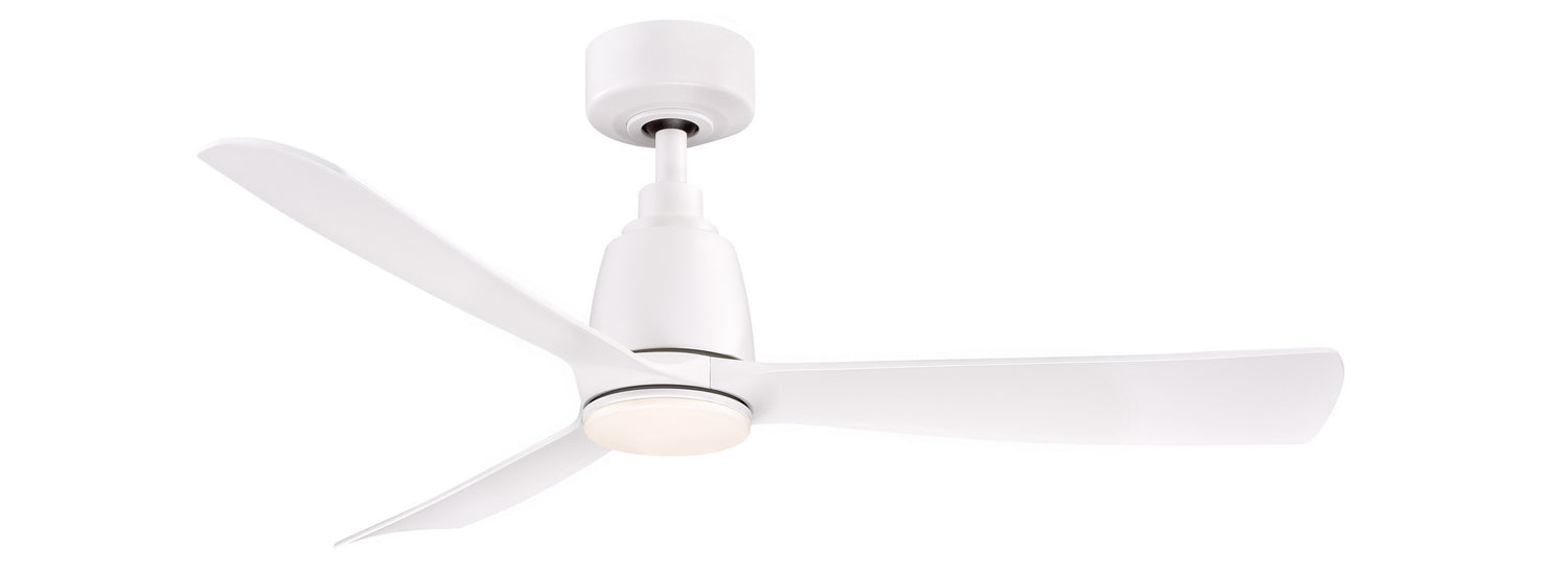 44``Ceiling Fan from the Kute 44 collection in Matte White finish