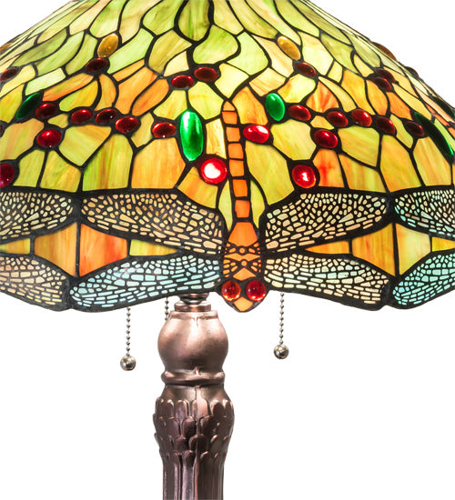 Three Light Table Lamp from the Hanginghead Dragonfly collection in Mahogany Bronze finish
