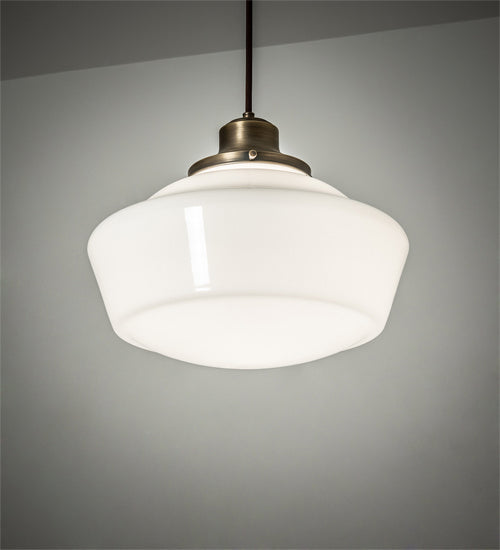 One Light Pendant from the Revival collection in Antique Brass finish