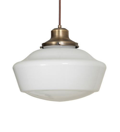 One Light Pendant from the Revival collection in Antique Brass finish