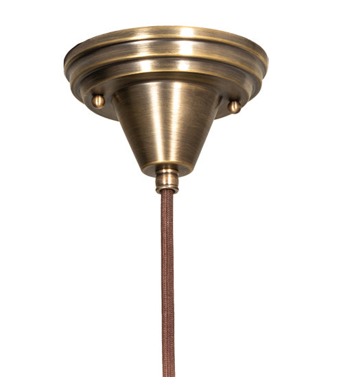 One Light Pendant from the Revival collection in Antique Brass finish