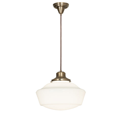 One Light Pendant from the Revival collection in Antique Brass finish