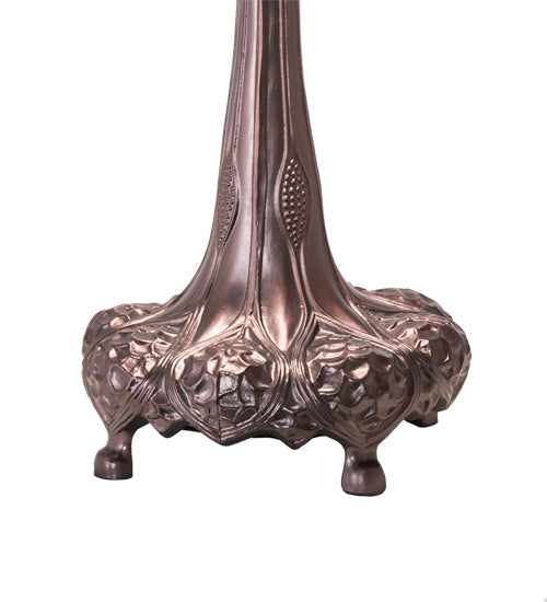 Three Light Table Lamp from the Renaissance Rose collection in Mahogany Bronze finish