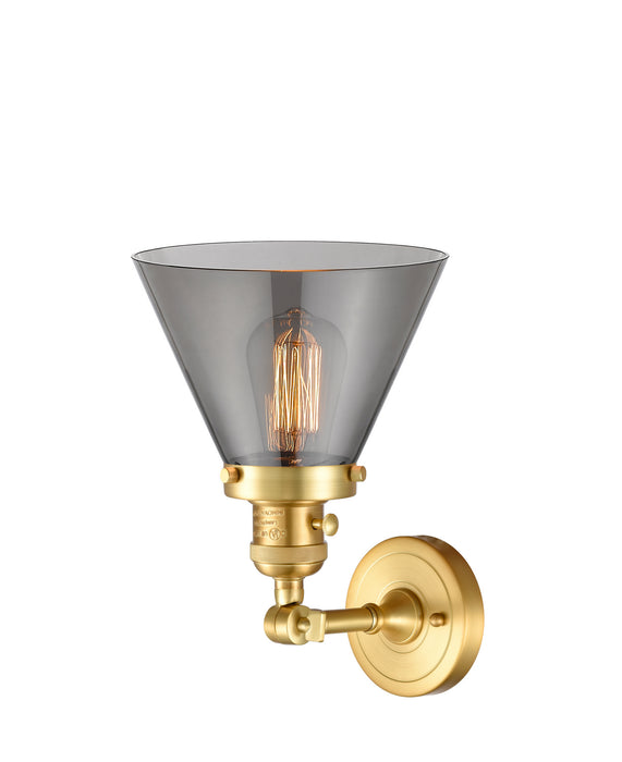 One Light Wall Sconce from the Franklin Restoration collection in Satin Gold finish