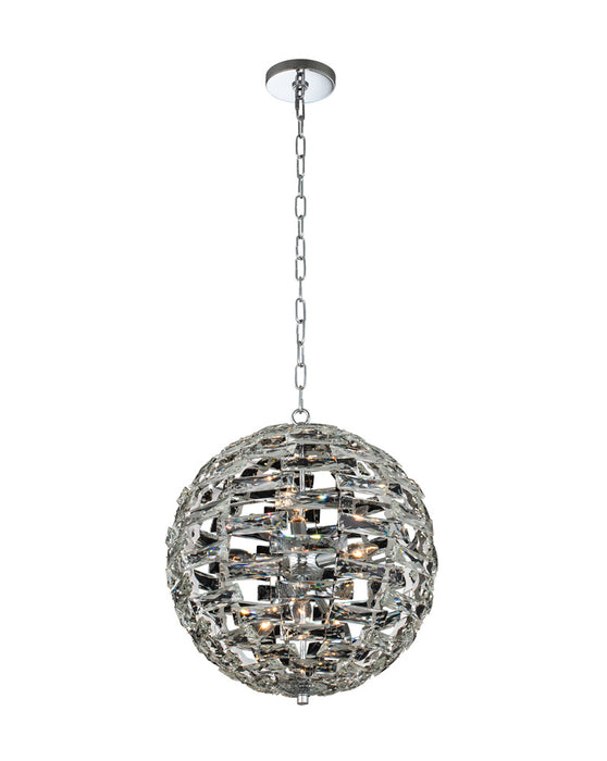 Nine Light Pendant from the Alta collection in Polished Chrome finish