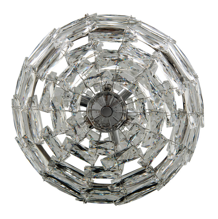 Nine Light Pendant from the Alta collection in Polished Chrome finish