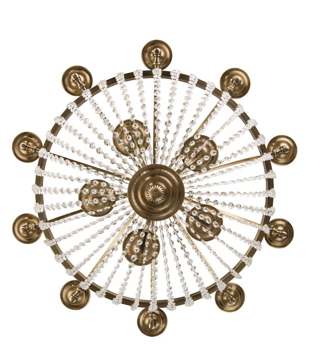 15 Light Chandelier from the Pendolo collection in Brushed Champagne Gold finish