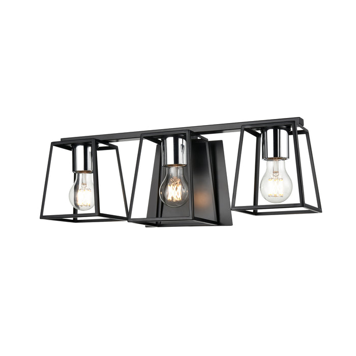 Three Light Vanity from the Cape Breton collection in Multiple Finishes/Ebony finish