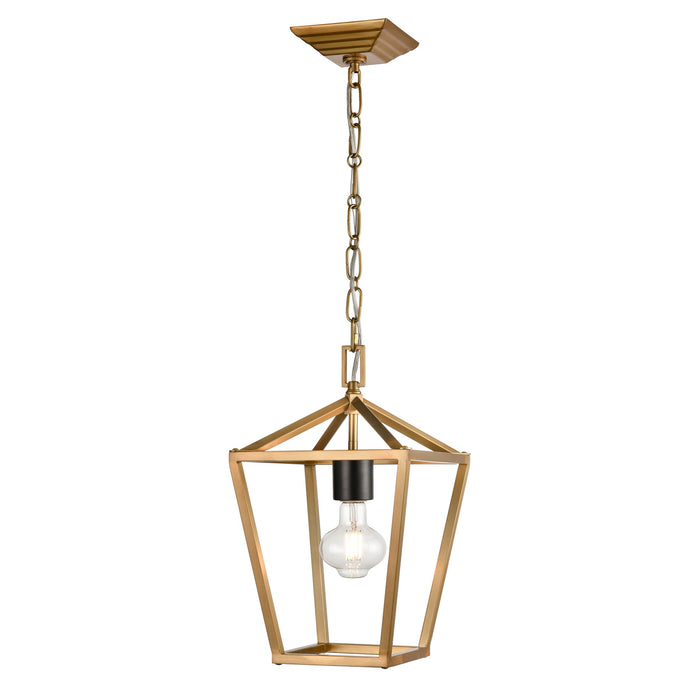 One Light Mini-Pendant from the Lundy`s Lane collection in Multiple Finishes/Brass finish