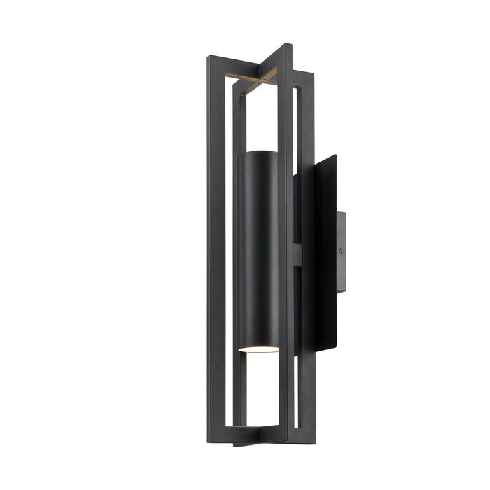 Two Light Outdoor Wall Sconce from the Astrid Outdoor collection in Black finish