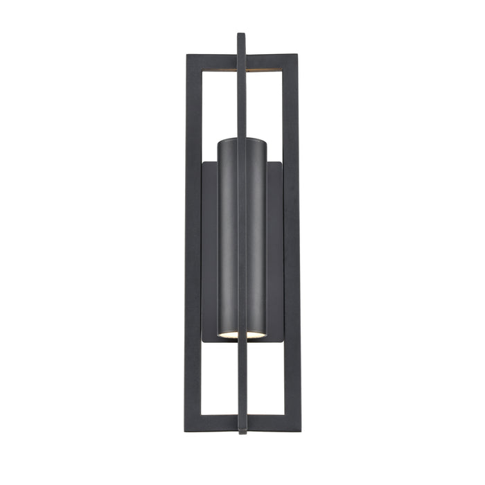 Two Light Outdoor Wall Sconce from the Astrid Outdoor collection in Black finish