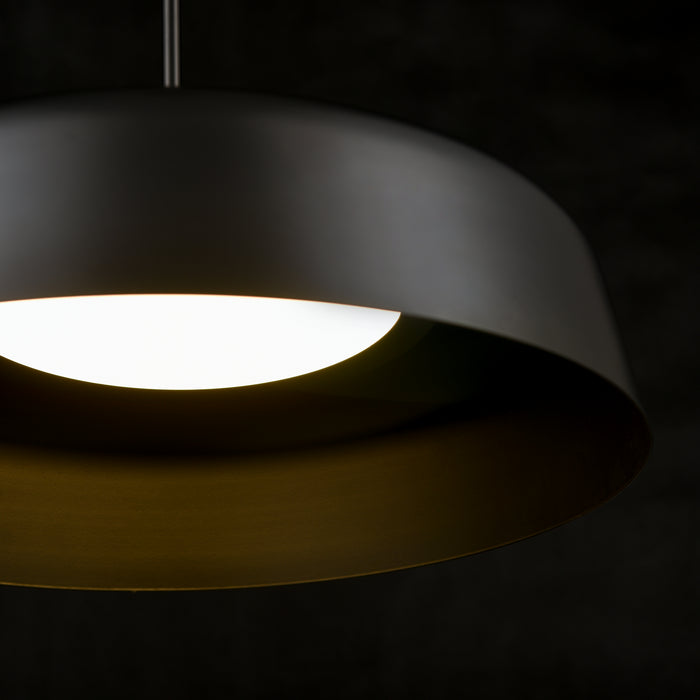 LED Pendant from the Tuque collection in Graphite finish