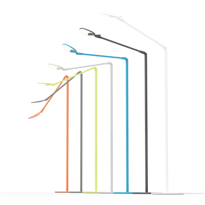 LED Floor Lamp from the Splitty collection in Matte Grey finish