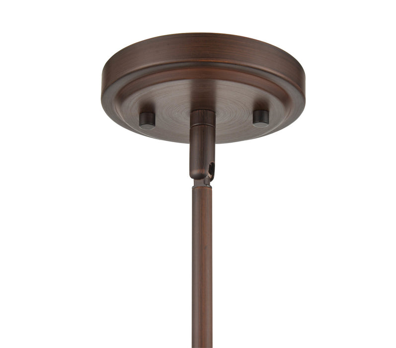 One Light Mini Pendant from the Ashford collection in Rubbed Bronze finish