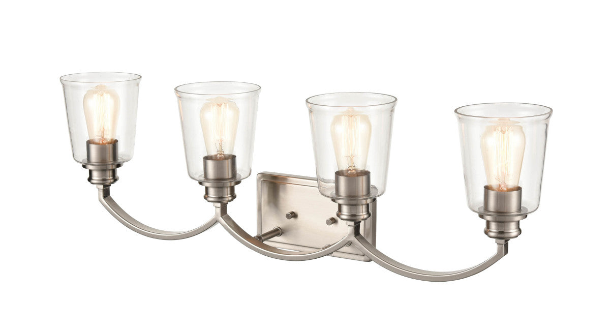 Four Light Vanity from the Forsyth collection in Brushed Nickel finish