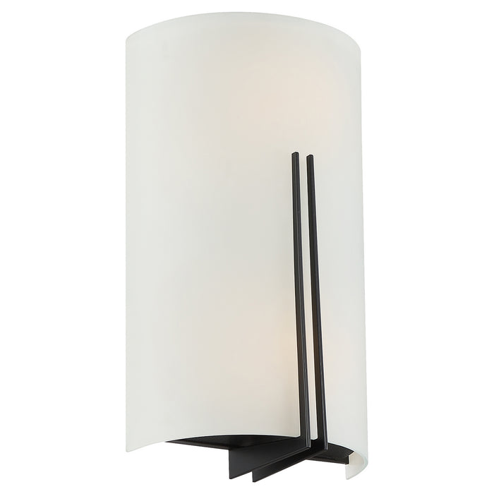 LED Wall Fixture from the Prong collection in Matte Black finish