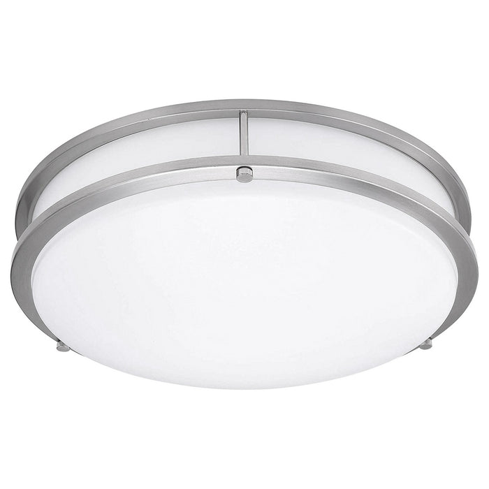 LED Flush Mount from the Solero II collection in Brushed Steel finish