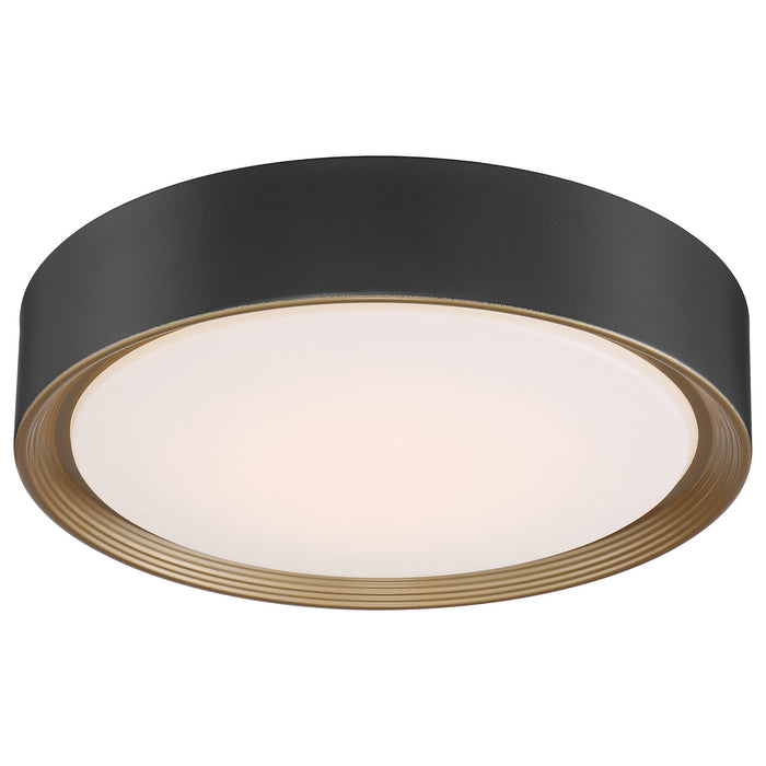 LED Flush Mount from the Malaga collection in Matte Black finish
