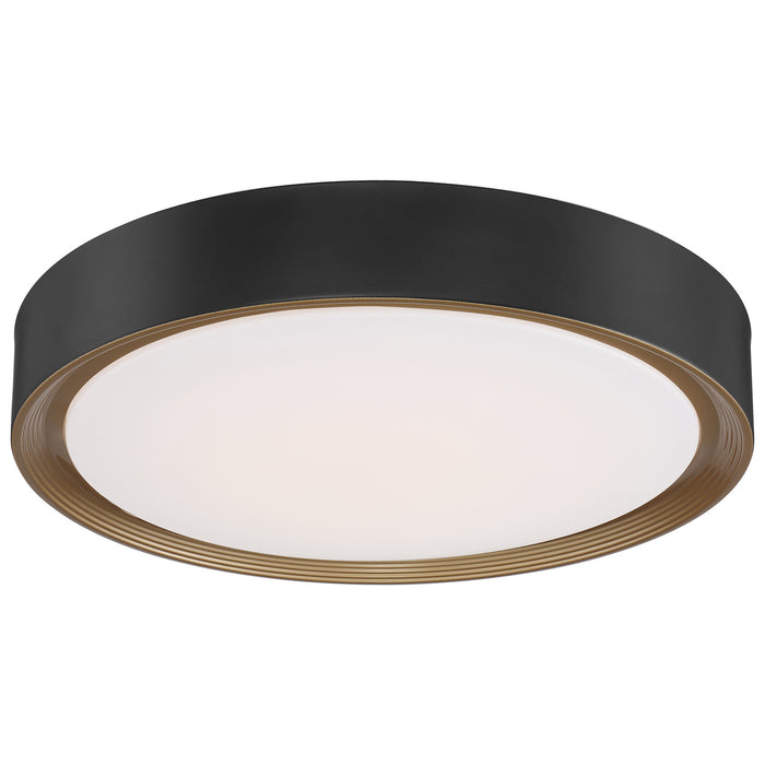 LED Flush Mount from the Malaga collection in Matte Black finish
