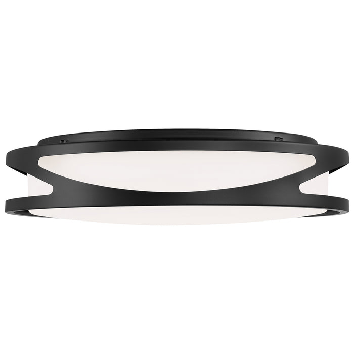 LED Flush Mount from the Lucia collection in Black finish