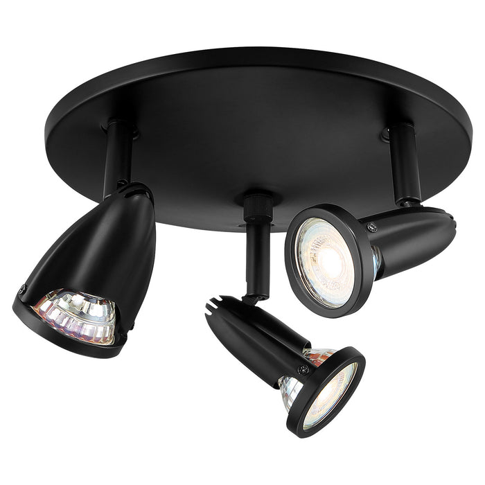 LED Spotlight Cluster from the Cobra collection in Black finish