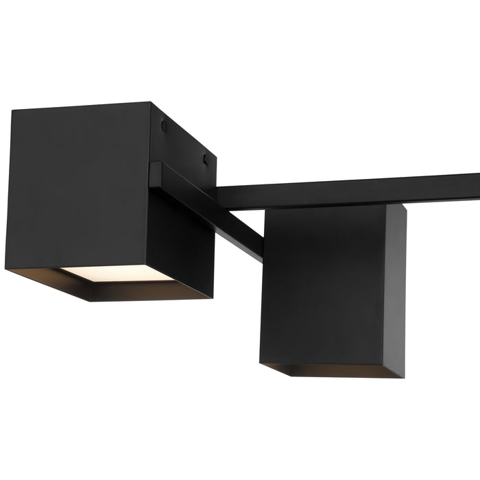 LED Flush Mount from the Madrid collection in Matte Black finish