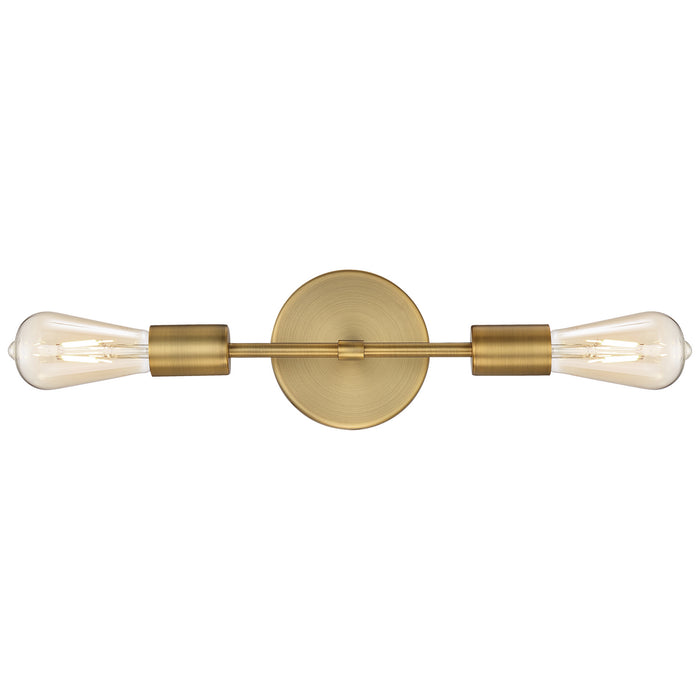 LED Wall Sconce from the Iconic collection in Antique Brushed Brass finish