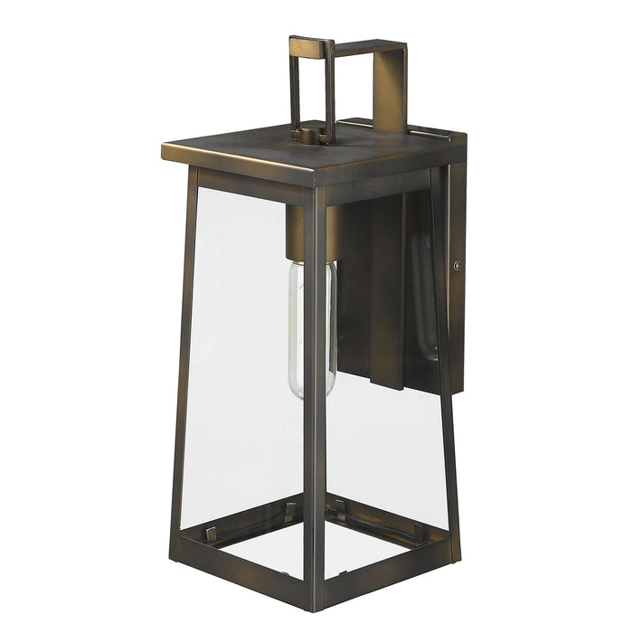 One Light Wall Sconce from the Alden collection in Oil-Rubbed Bronze finish