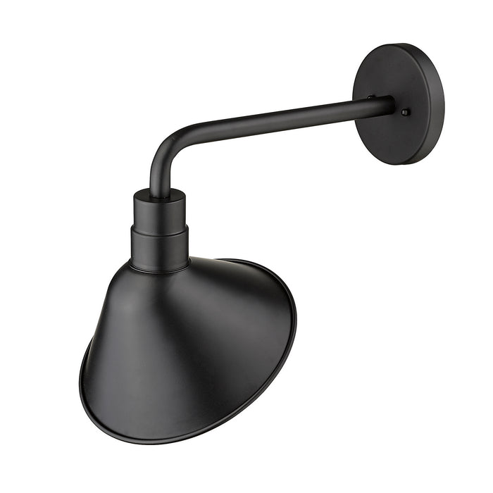 One Light Wall Sconce from the Fuller collection in Matte Black finish