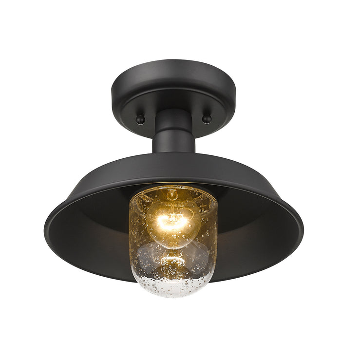 One Light Convertible Pendant from the Burry collection in Matte Black finish