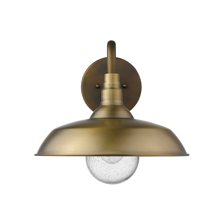 One Light Wall Sconce from the Burry collection in Antique Brass finish