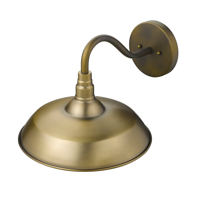 One Light Wall Sconce from the Burry collection in Antique Brass finish