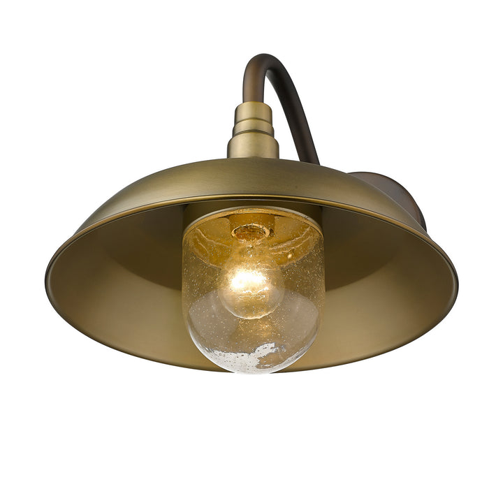 One Light Wall Sconce from the Burry collection in Antique Brass finish