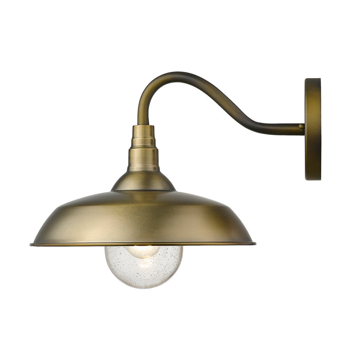 One Light Wall Sconce from the Burry collection in Antique Brass finish