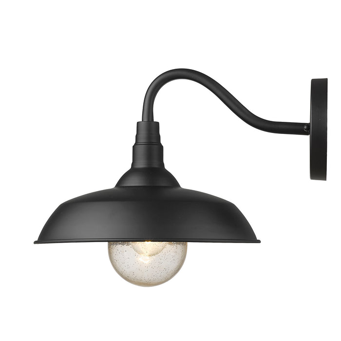 One Light Wall Sconce from the Burry collection in Matte Black finish