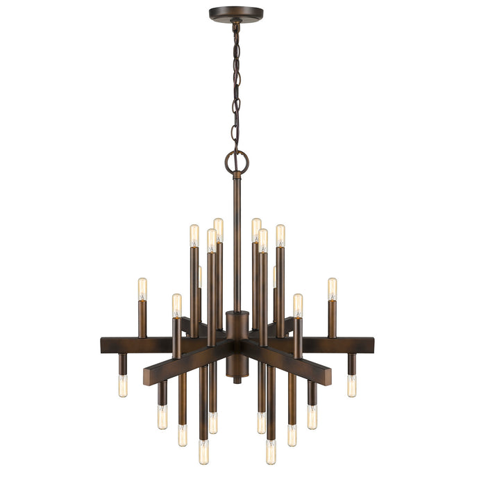 24 Light Chandelier from the Fallon collection in Oil-Rubbed Bronze finish