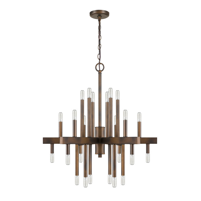 24 Light Chandelier from the Fallon collection in Oil-Rubbed Bronze finish