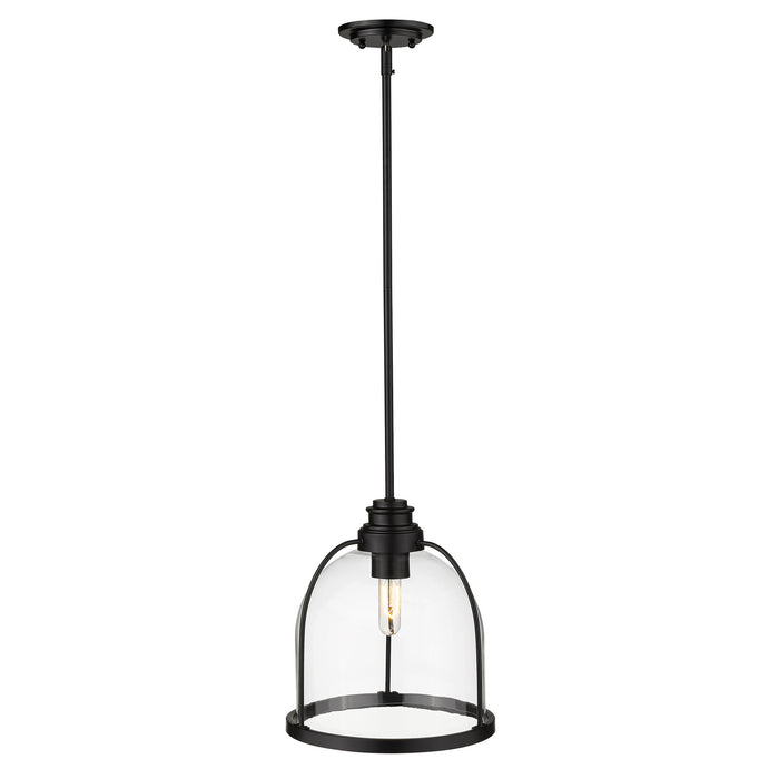 One Light Pendant from the Stanton collection in Matte Black finish