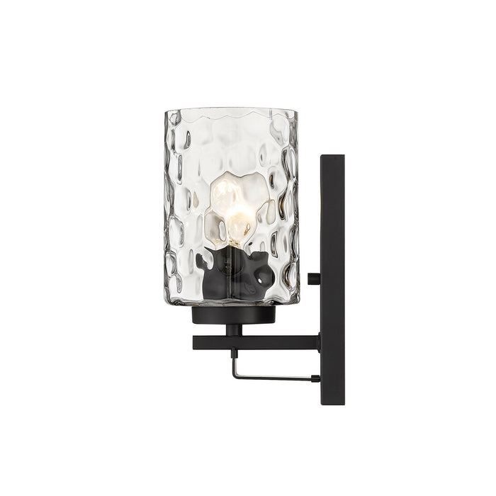 One Light Wall Sconce from the Livvy collection in Matte Black finish