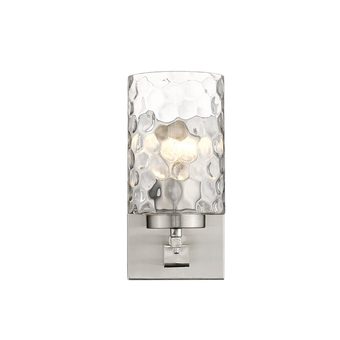 One Light Wall Sconce from the Livvy collection in Satin Nickel finish