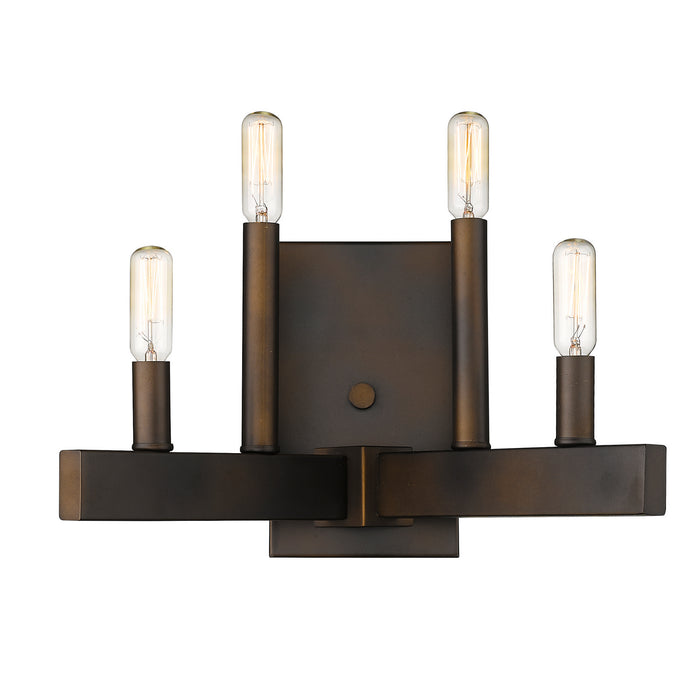 Four Light Wall Sconce from the Fallon collection in Oil-Rubbed Bronze finish