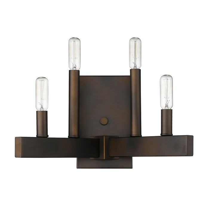 Four Light Wall Sconce from the Fallon collection in Oil-Rubbed Bronze finish